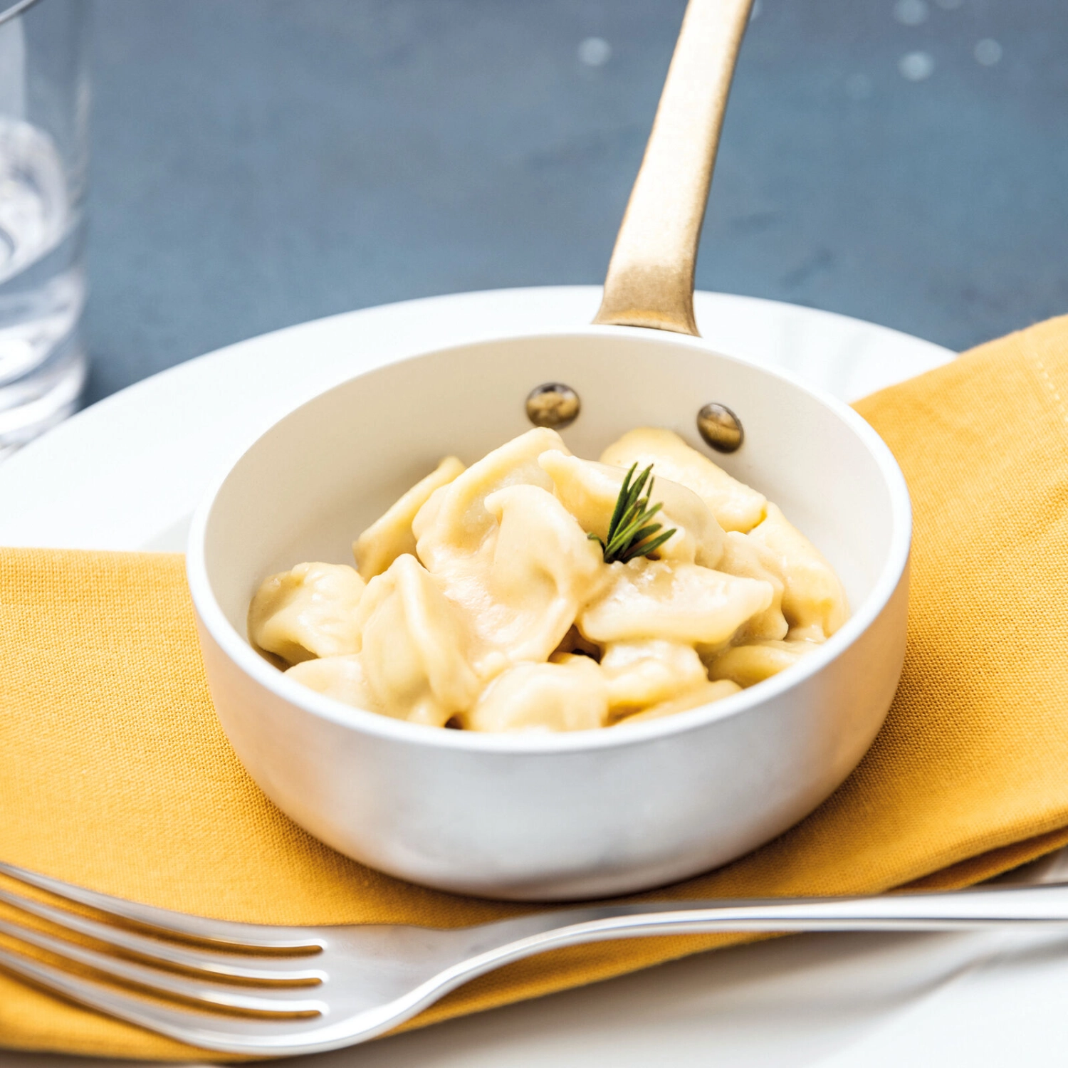 Paderno Miniature Patelnia – Ø 12 cm Aluminium i Mosiądz