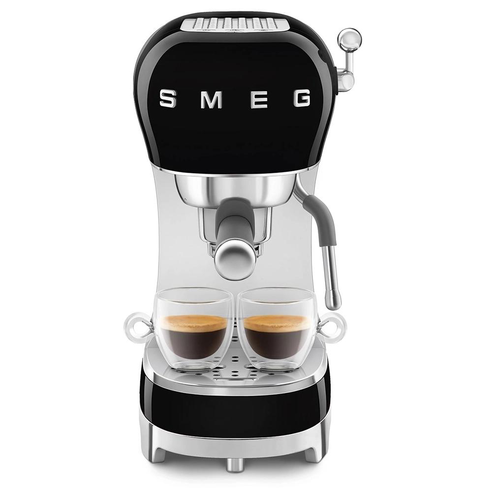Smeg Macchina da Caffè Espresso Manuale 50's Style Nera