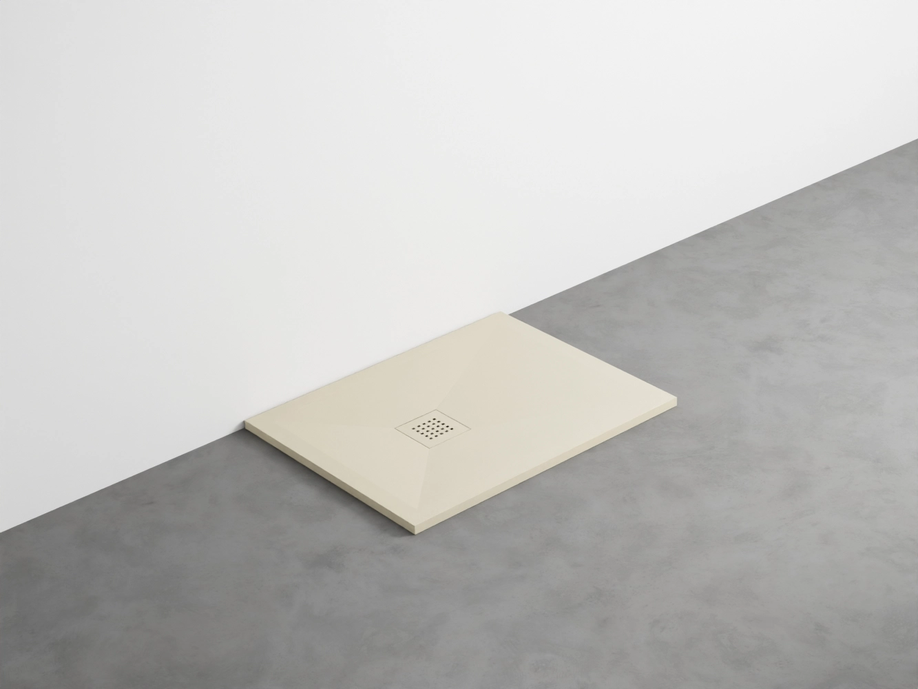 Cielo Venticinque Odwracalny Brodzik Prysznicowy – Krem Mat 70 x 90 cm