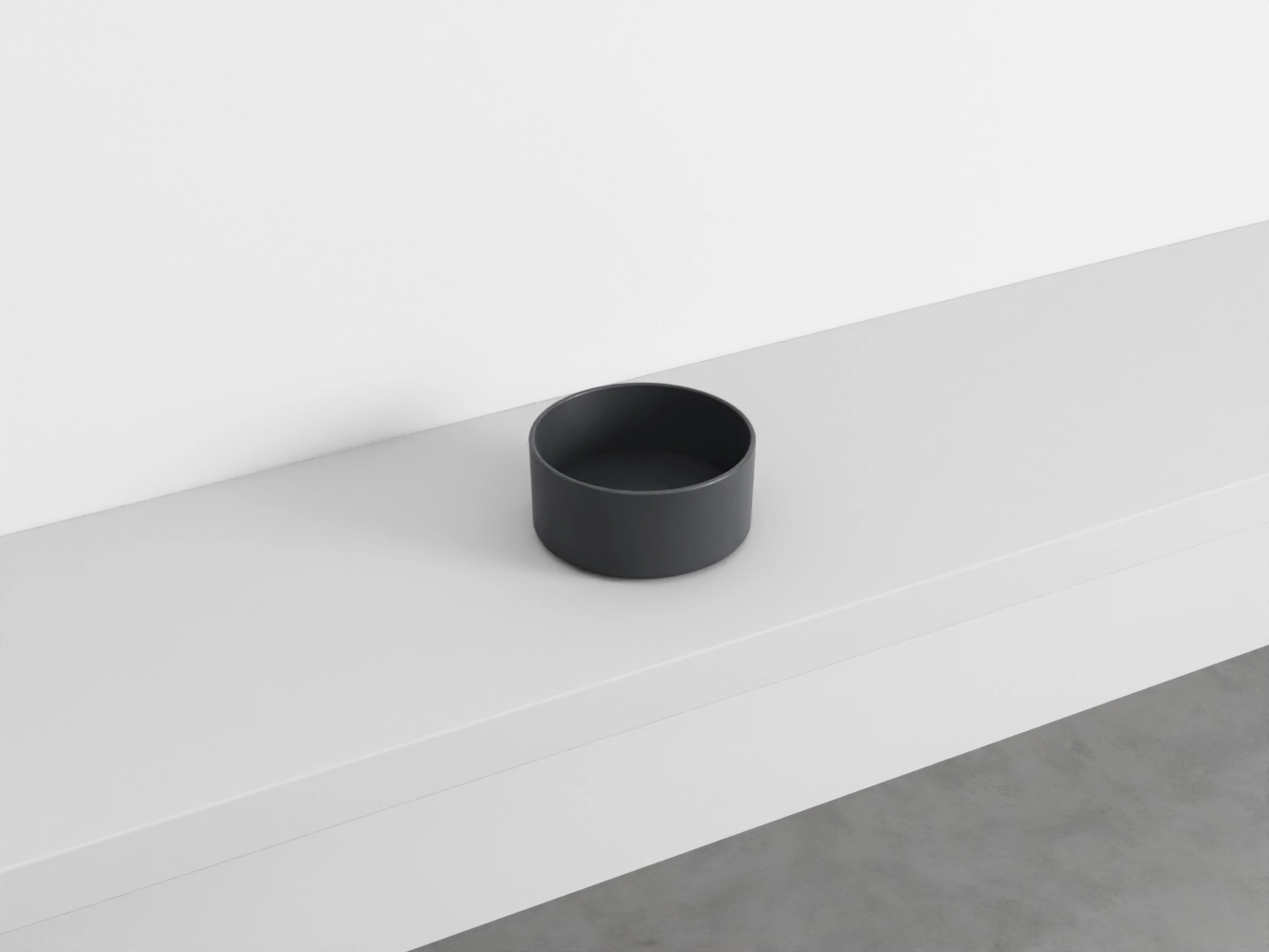 Round countertop basin Cielo Shui Comfort Ø 25 chalkboard