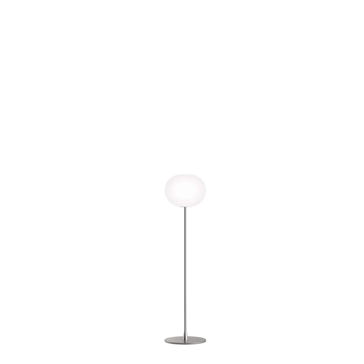 Lampa podłogowa Flos Glo-Ball Floor S Srebro