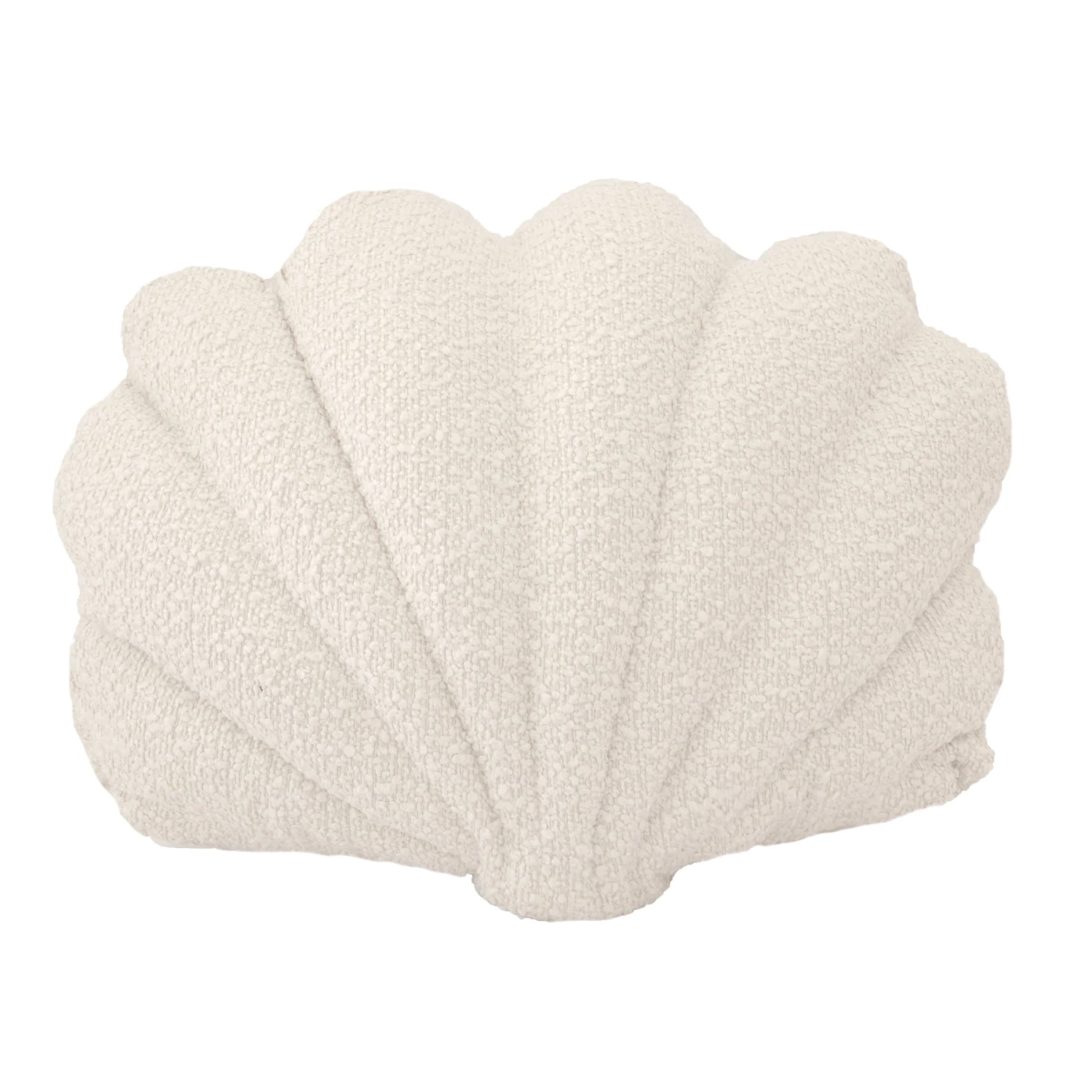 Cuscino conchiglia Bouclé MX Home Crema