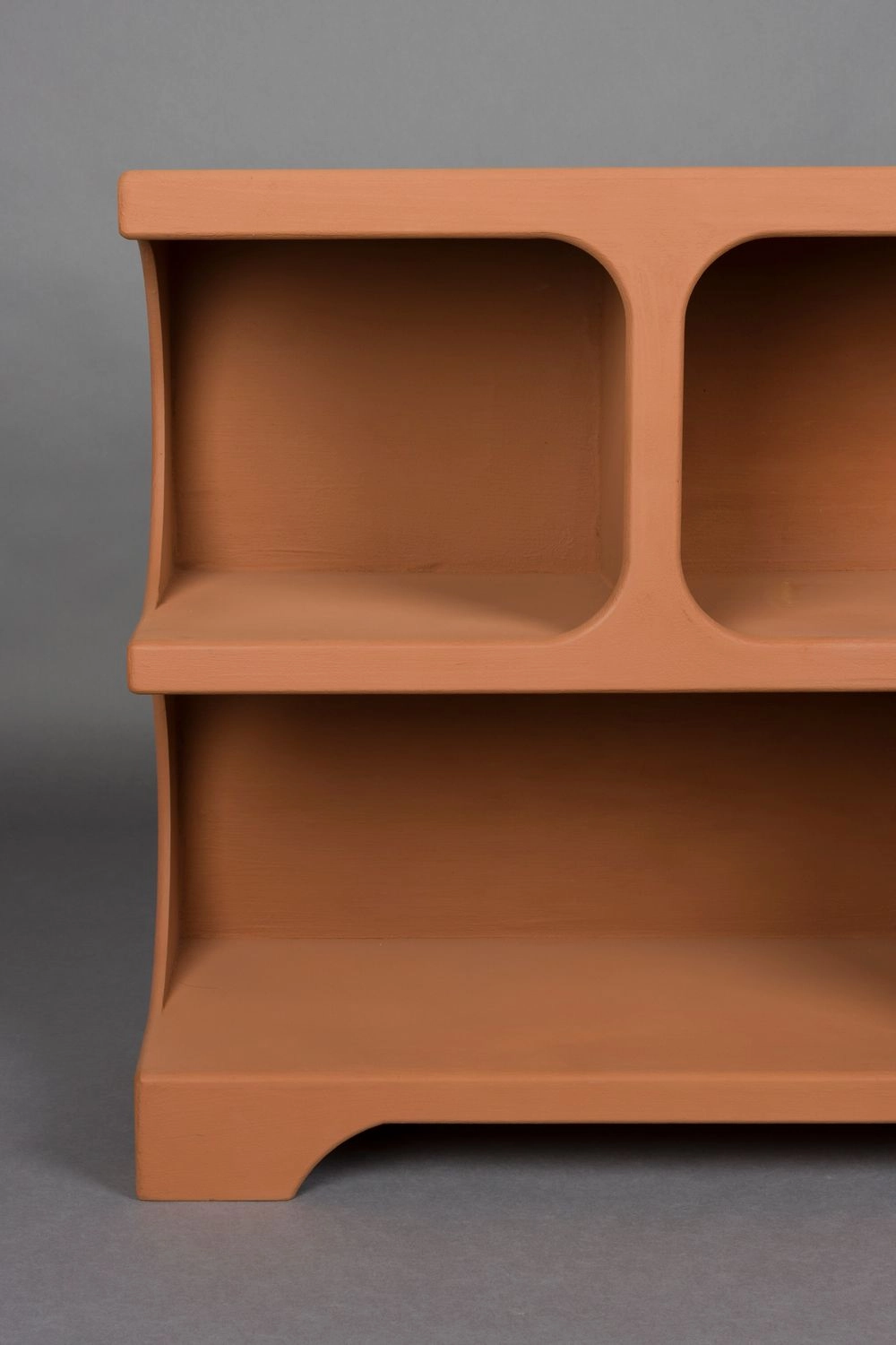 DutchBone Scaffale Dundee M Marrone/Terracotta – Libreria Design Modulare 120 x H 85 cm