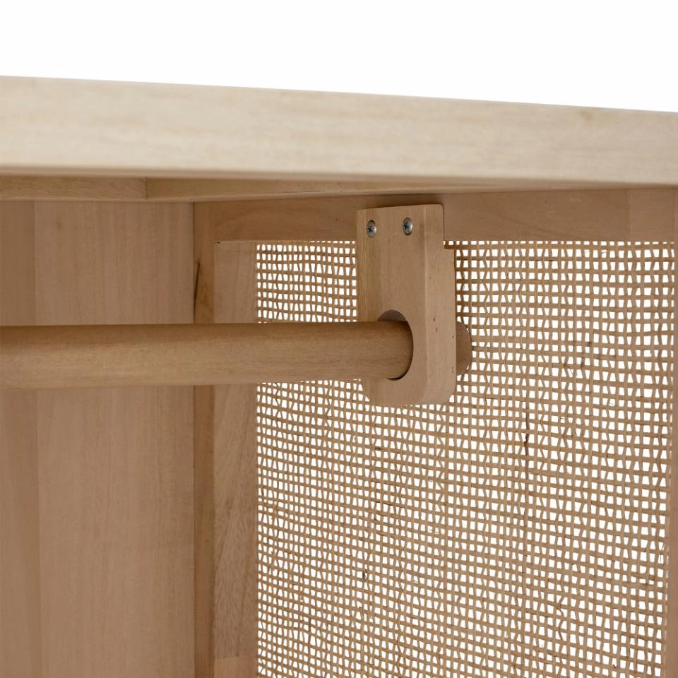 Bloomingville Marikka Sideboard – Pine Wood & Rattan