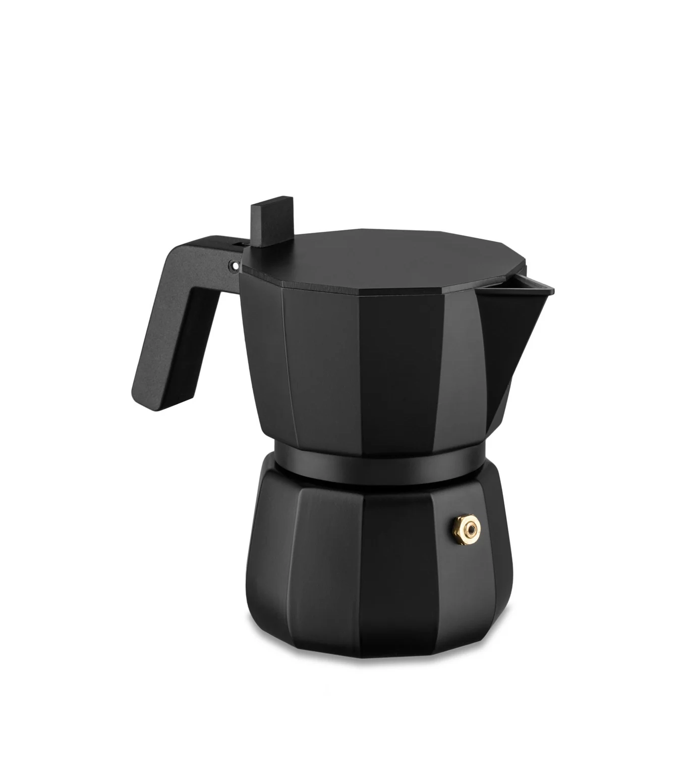 Espresso coffee maker 3 cups Alessi Moka black