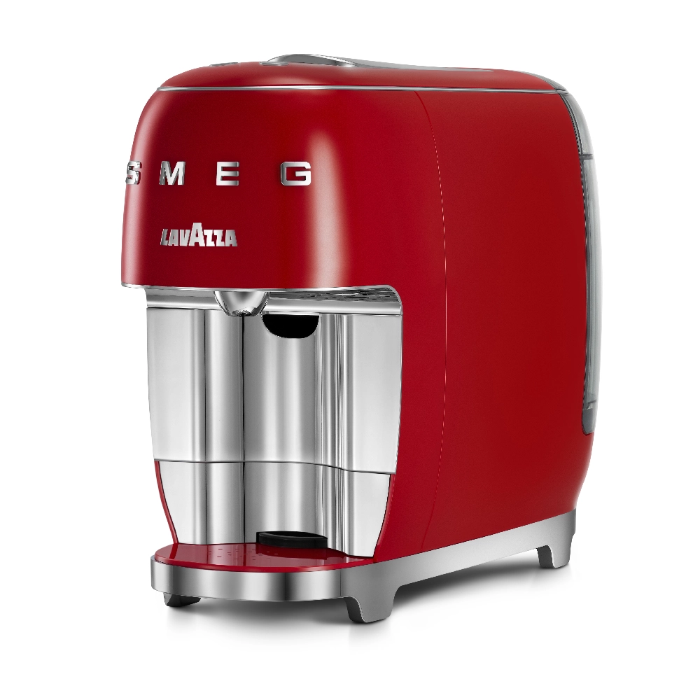 Smeg Ekspres do kawy na kapsułki Lavazza A Modo Mio czerwony