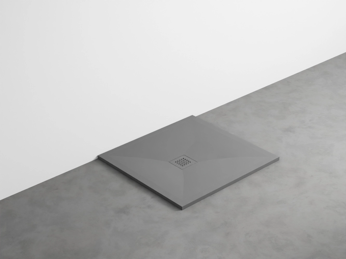 Cielo Venticinque Odwracalny Brodzik Prysznicowy – Szary Mat 90 x 90 cm