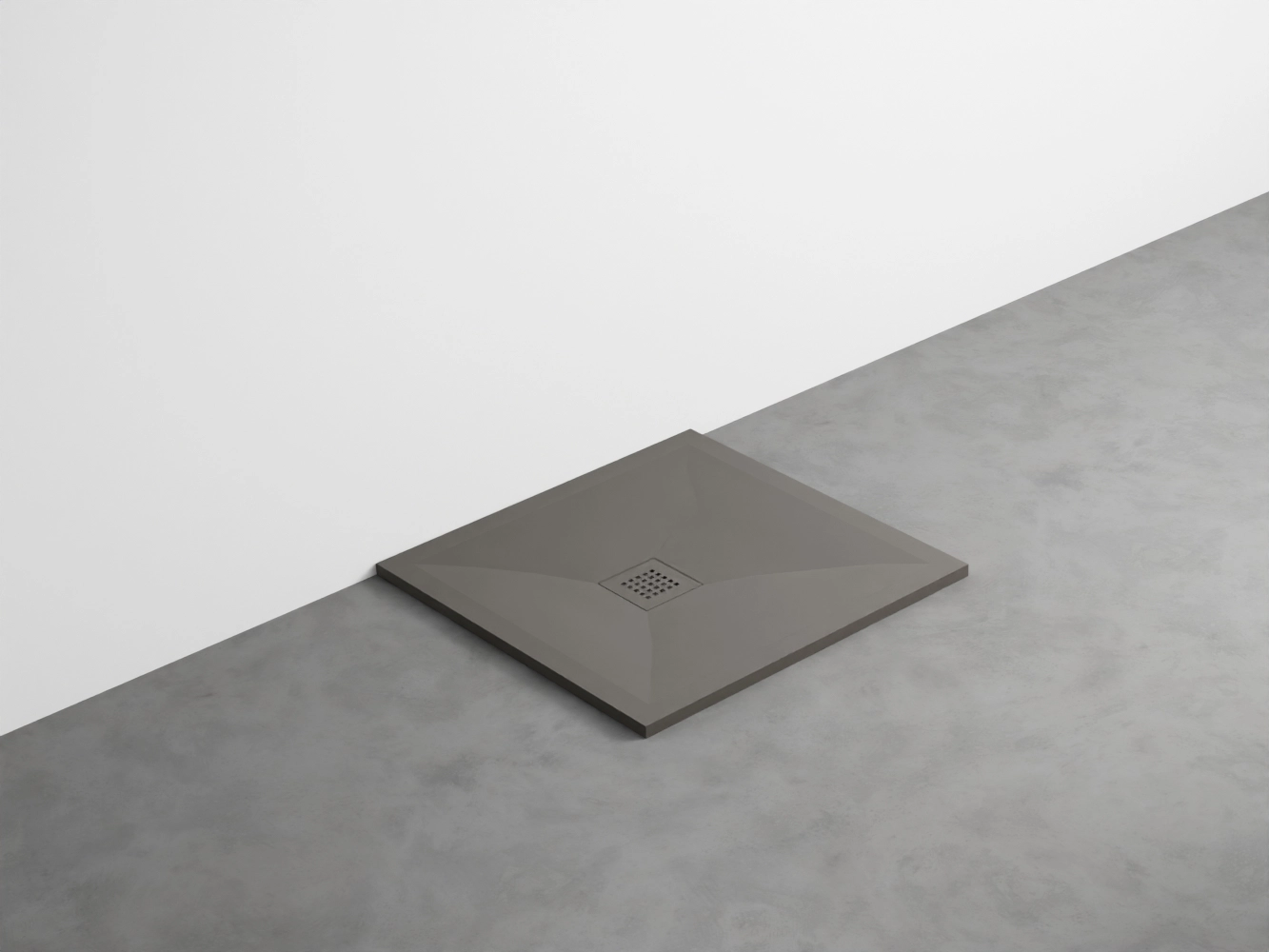 Cielo Venticinque Odwracalny Brodzik Prysznicowy – Taupe Mat 80 x 80 cm