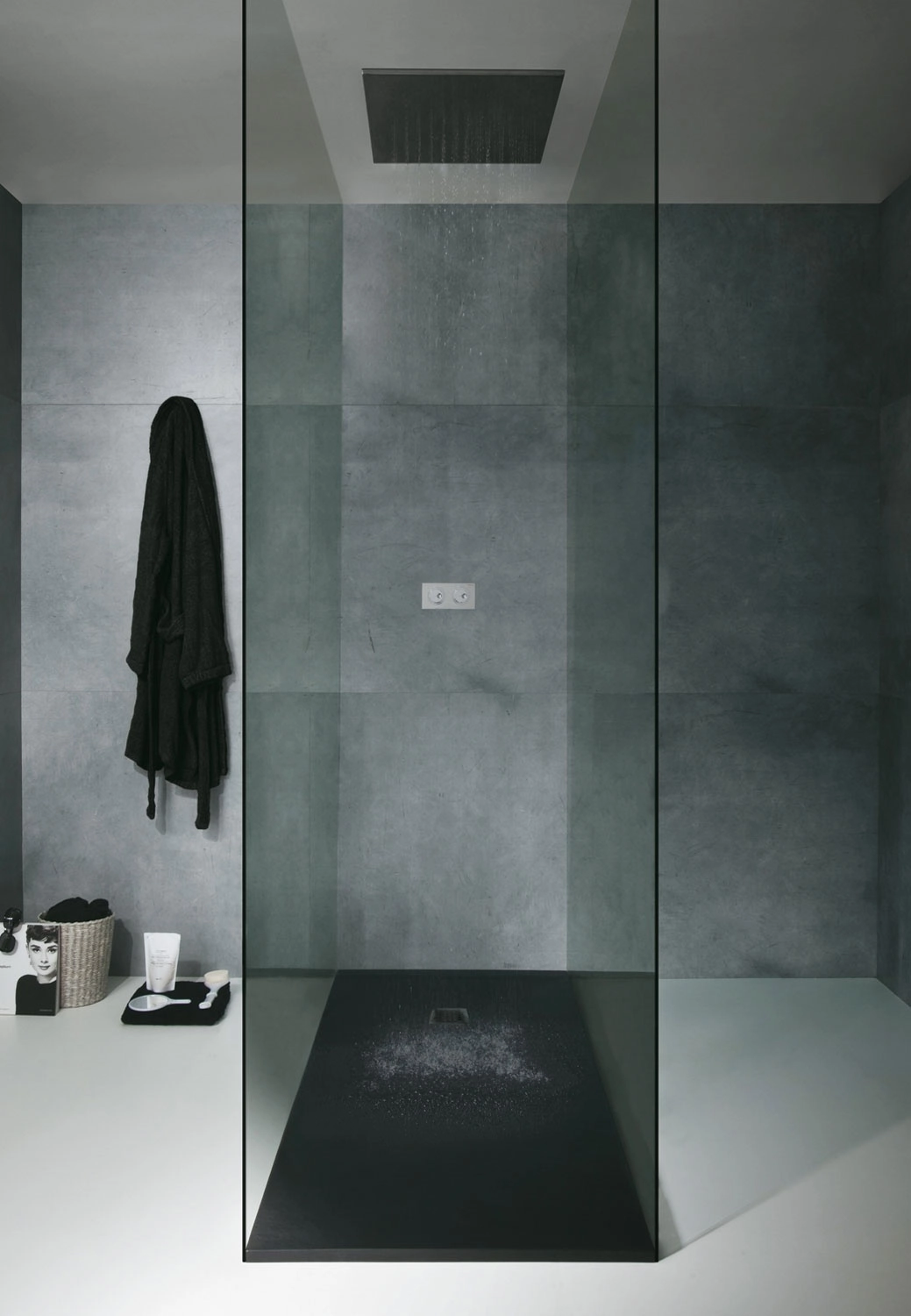 Cielo Venticinque Odwracalny Brodzik Prysznicowy – Taupe Mat 70 x 100 cm