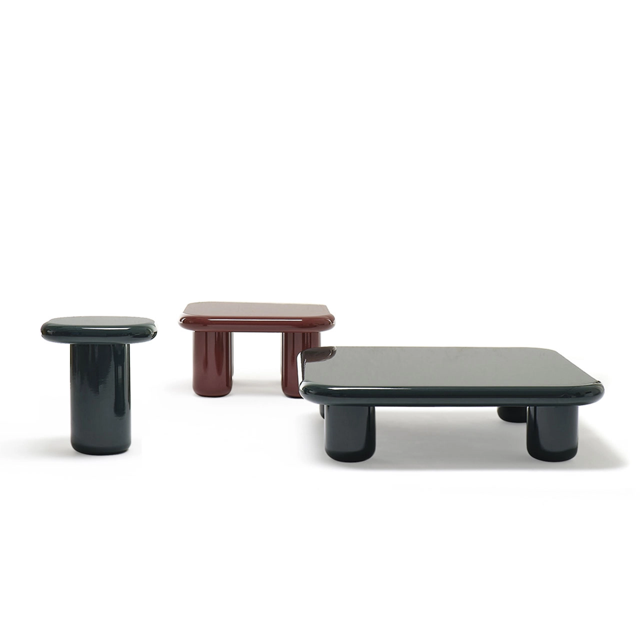 Mogg Bilbao Glossy black Coffee Table 120x120