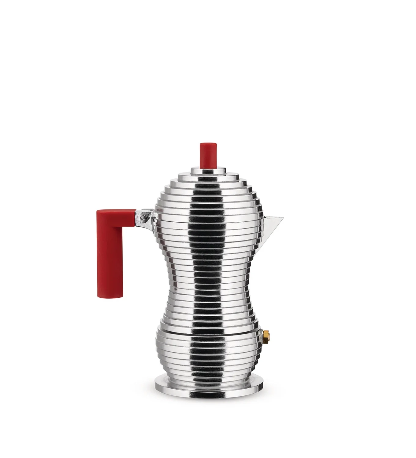 Caffettiera induzione 3 tazze Alessi Pulcina Rosso
