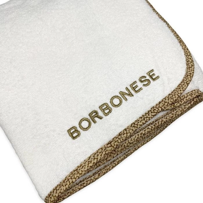 Borbonese Home Bath Pareo Fine Op – Ivory Cotton Terry
