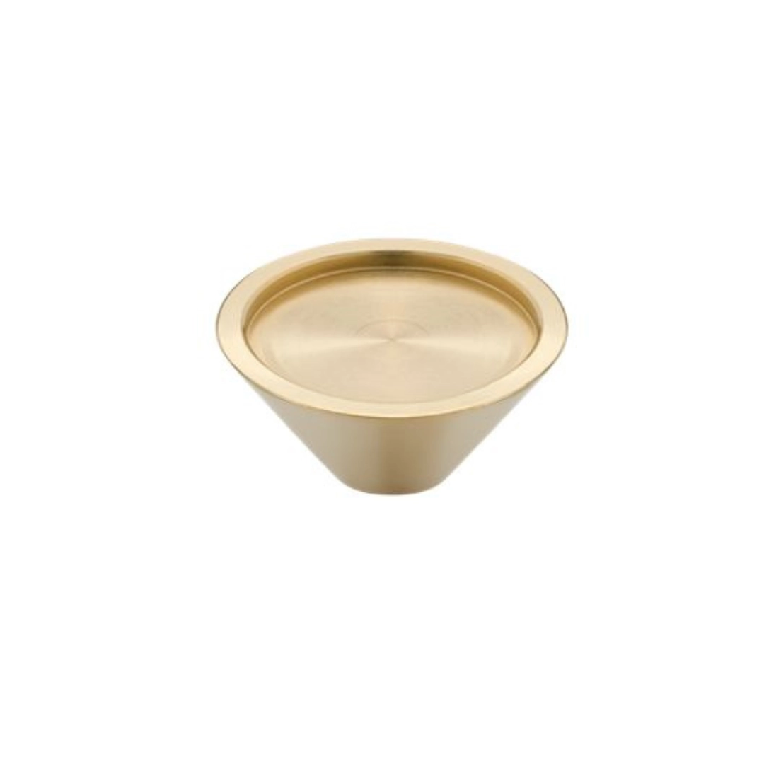 Knob Pap Deco Pik dot Brass