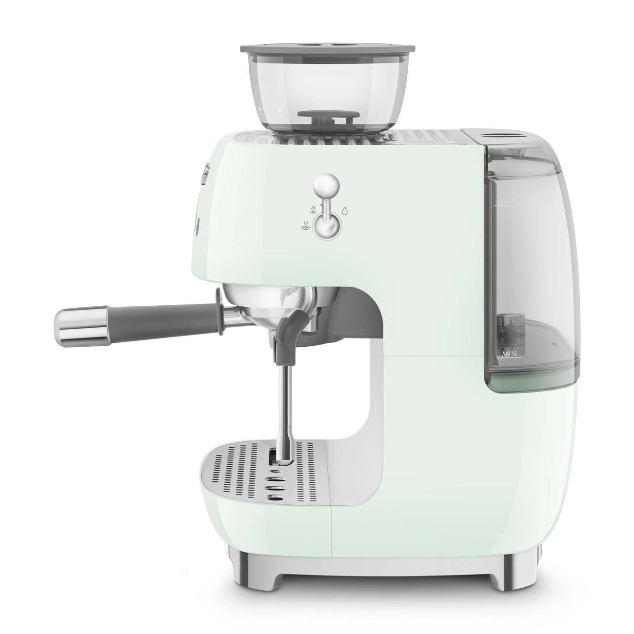 Smeg Manual Espresso Coffee Machine with Coffee Grinder Pastel Green