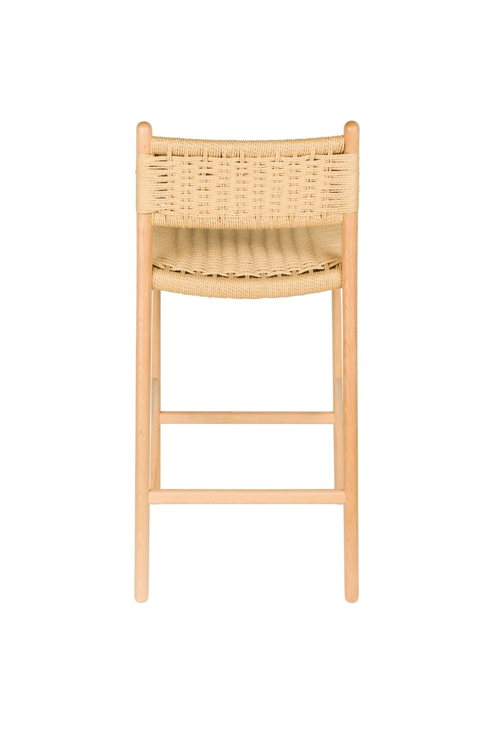 DutchBone Sedia Alta da Bar Cecile - Sgabello da Bancone Beige