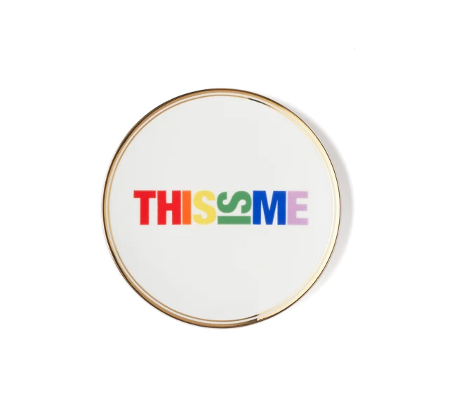 Bitossi Talerz "This is Me" Porcelana