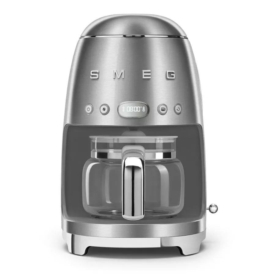 Smeg Drip Coffee Machine 50's Style Steel