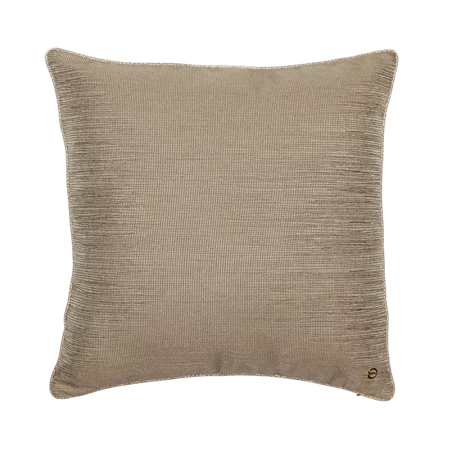 Borbonese Home Decorative Cushion Lounge – 45x45 cm Cotton Taupe