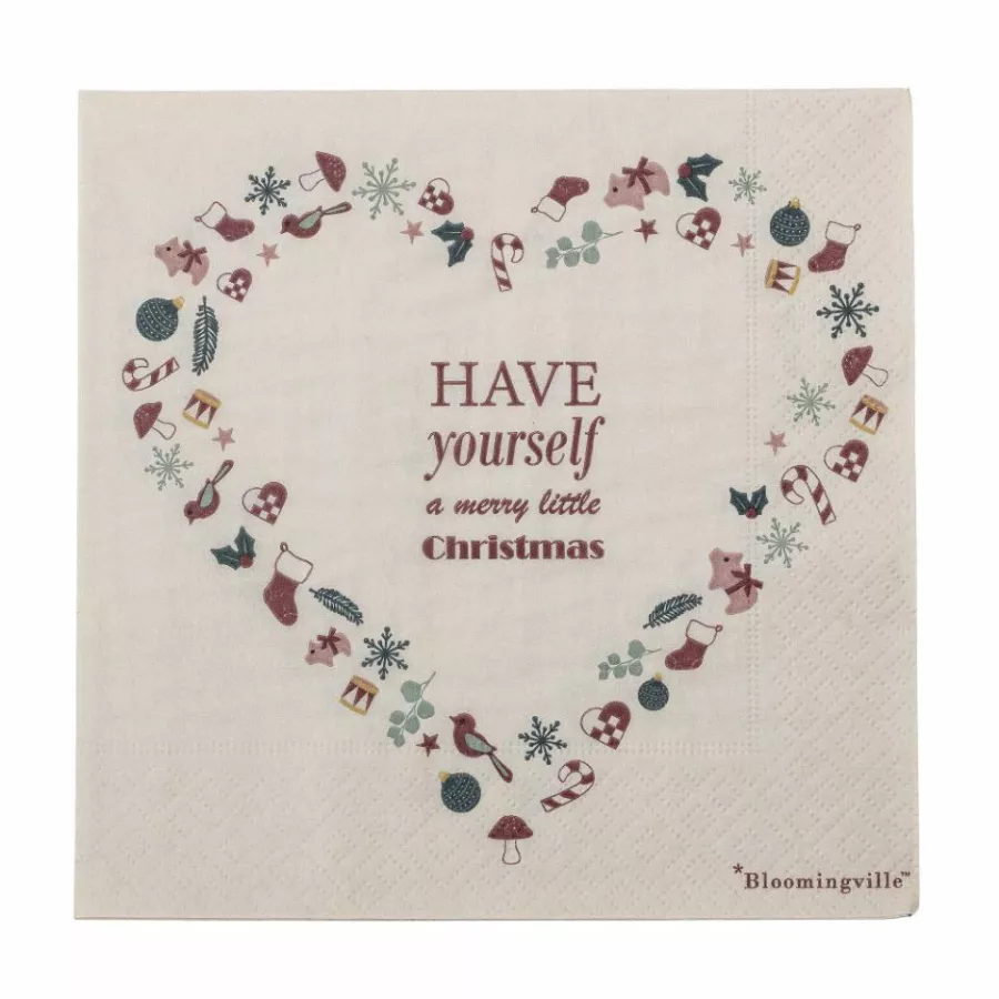 Christmas Napkin Pack Bloomingville Paia Paper