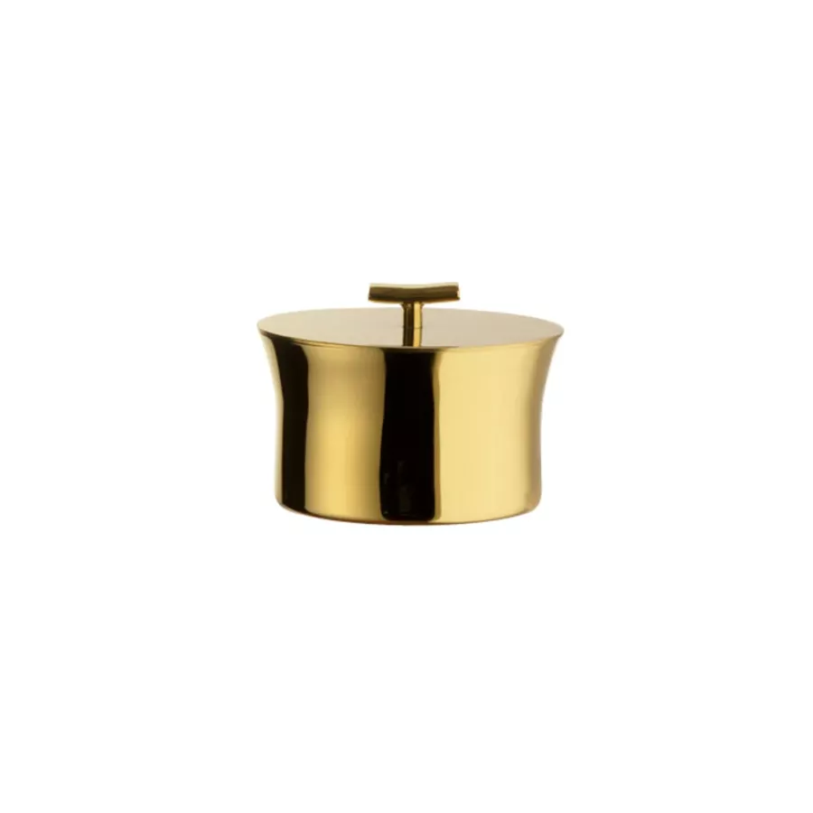 Sambonet Sugar Bowl Bamboo Acciaio Inox Gold