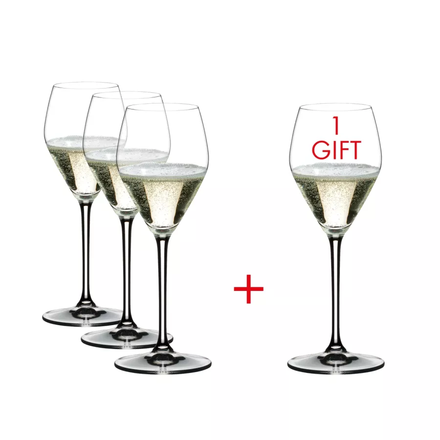 Riedel Set of 4 Flûte Champagne Heart to Heart