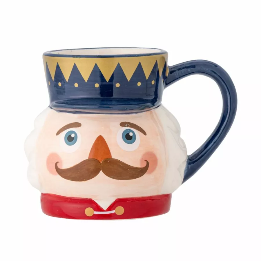 Christmas Nutcracker Mug Bloomingville Feast Blue