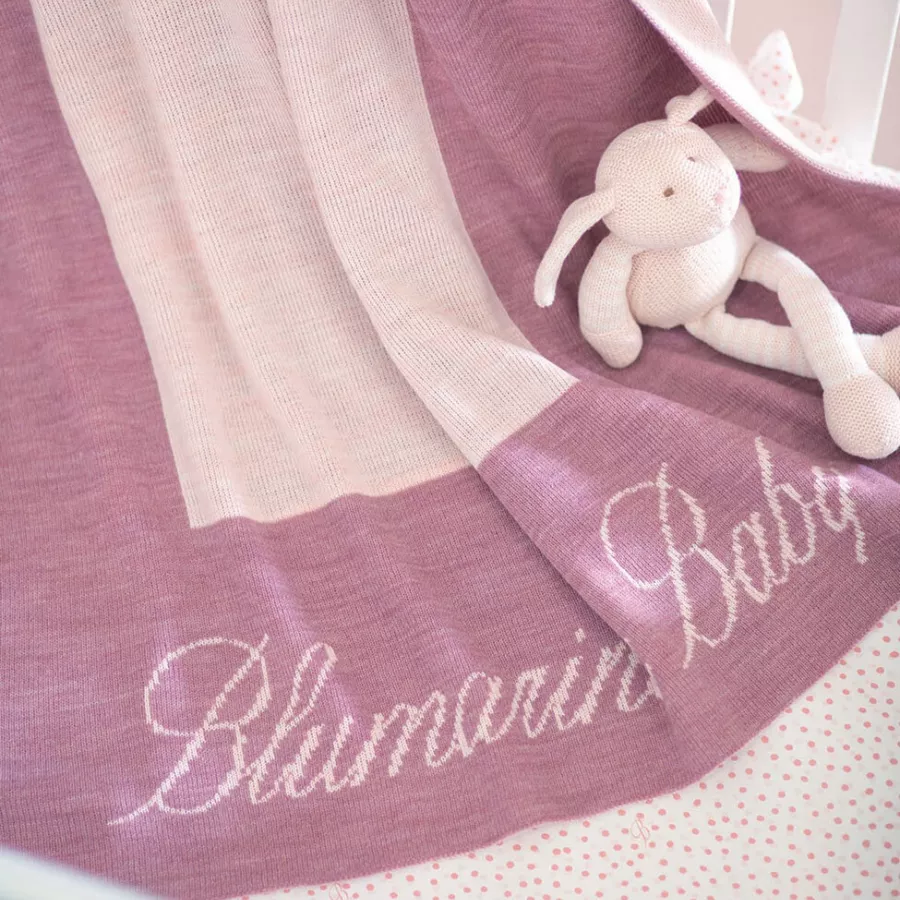 Copertina culla Blumarine Baby Myrtilla Cipria