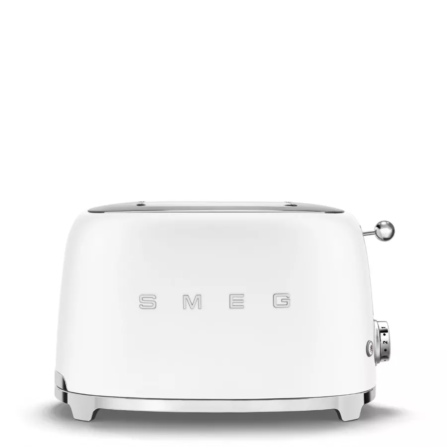 Smeg Tostapane 2 fette 50's Style Bianco opaco