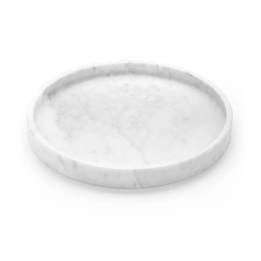 Marmolove Contenitore in marmo bianco di Carrara 28 cm - Ti porto io