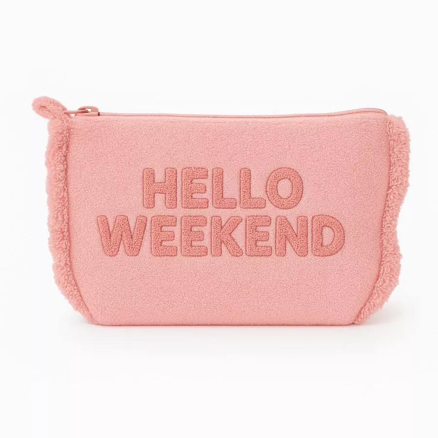 Marinette Saint-Tropez Trousse in Spugna Hello Weekend - Rosa