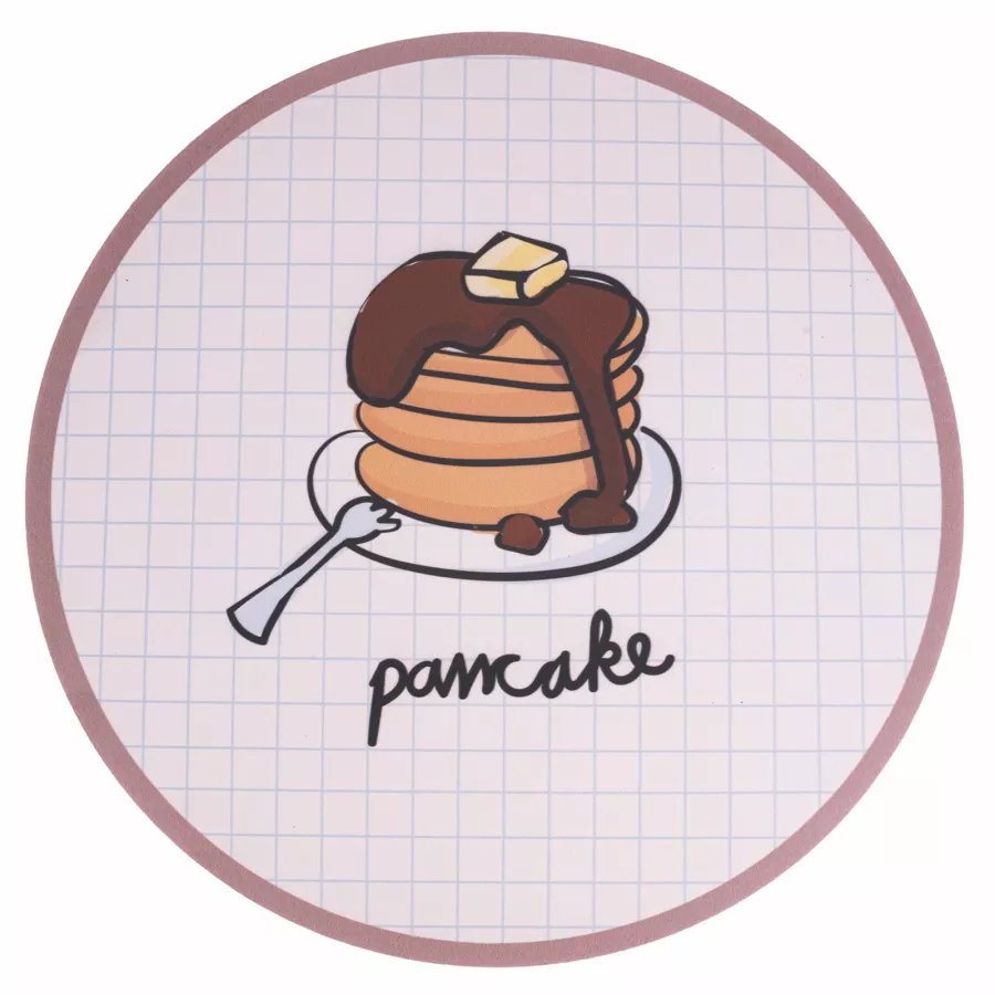 Pancake Placemat Villa d'Este Back To School Pvc