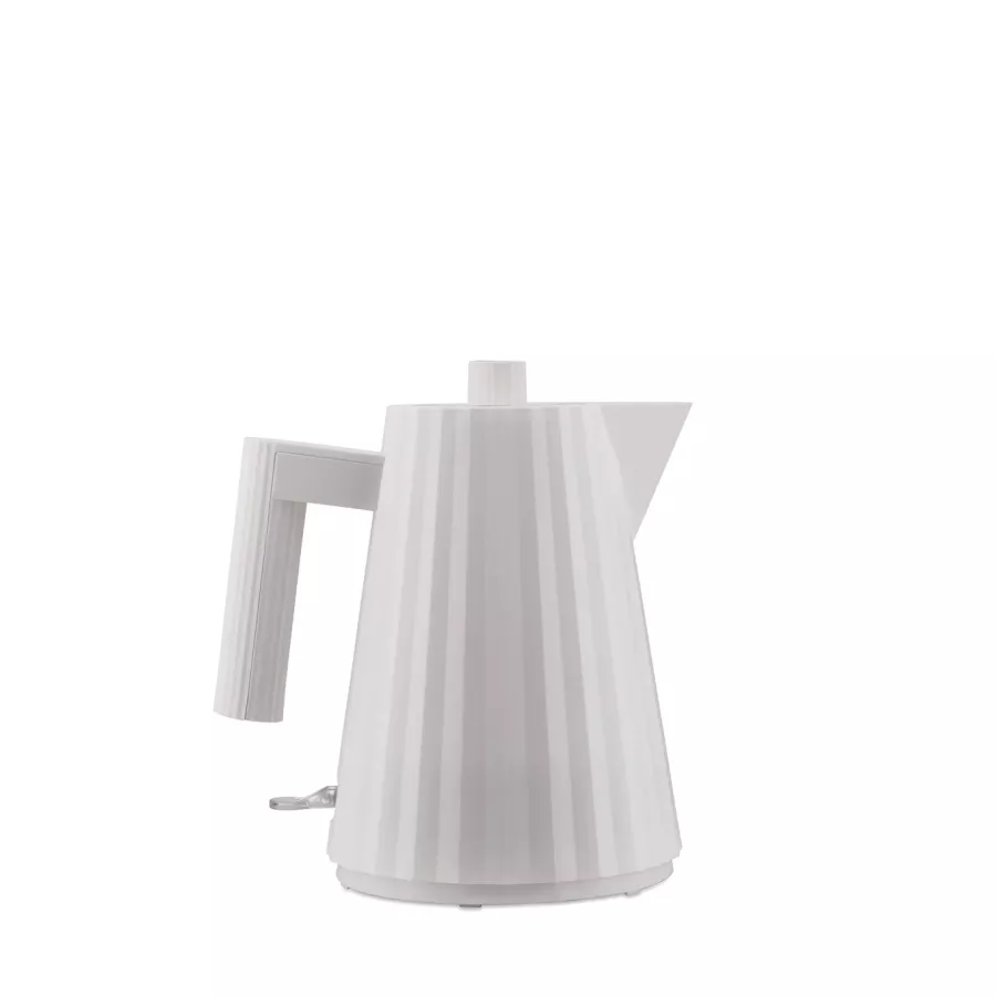Bollitore elettrico Alessi Plissè 1 L Bianco