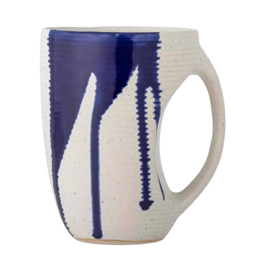 Bloomingville Mug Okayama Gres Blue