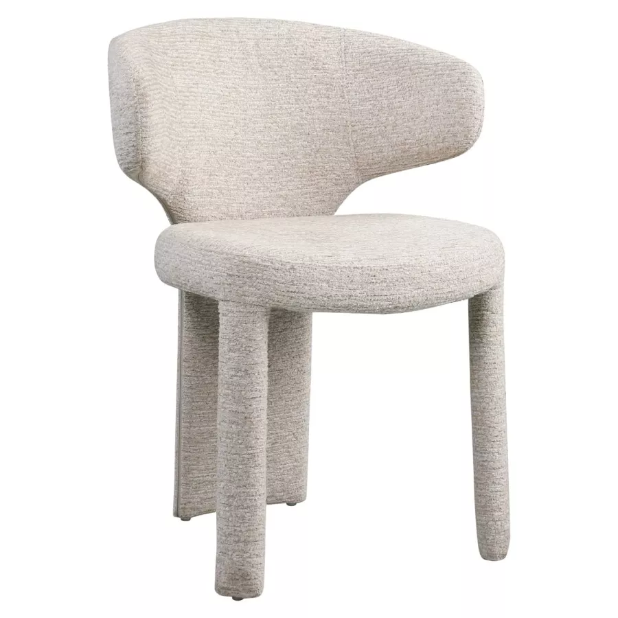 Richmond Interiors Dining Chair with Armrests Viola Natural Linear – Beige