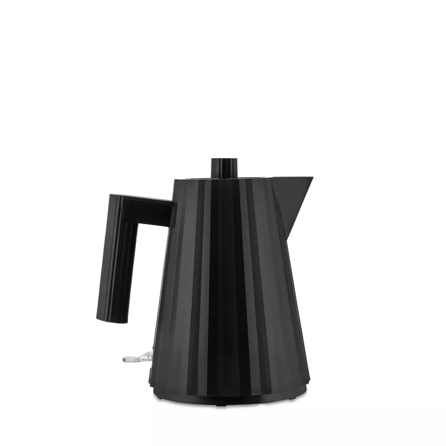 Bollitore elettrico Alessi Plissè 1 L Nero