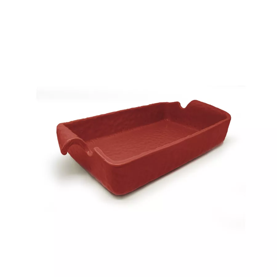 Rectangular Baking Dish La Ceramica d'Italia Materia 39x21cm Brick Red