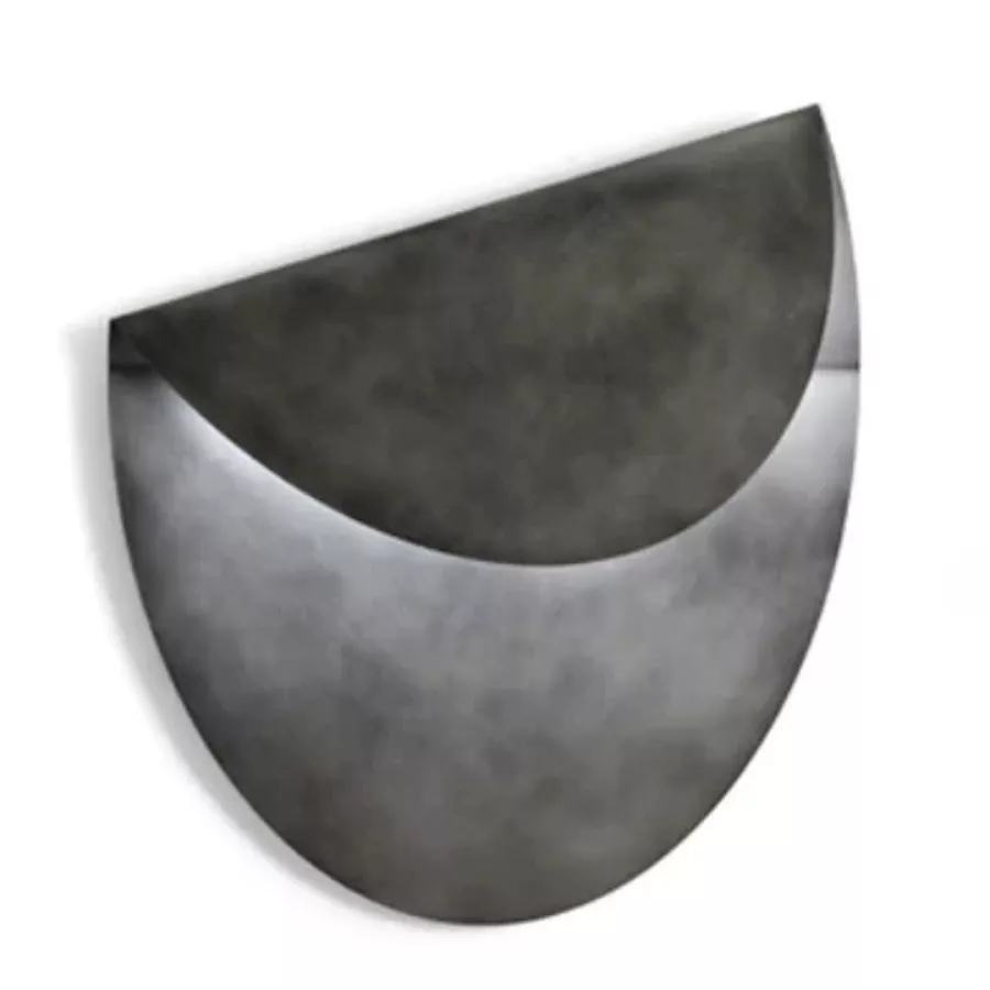 Mogg Plier Round Metal Wall Lamp – Pewter Delabrè Finish