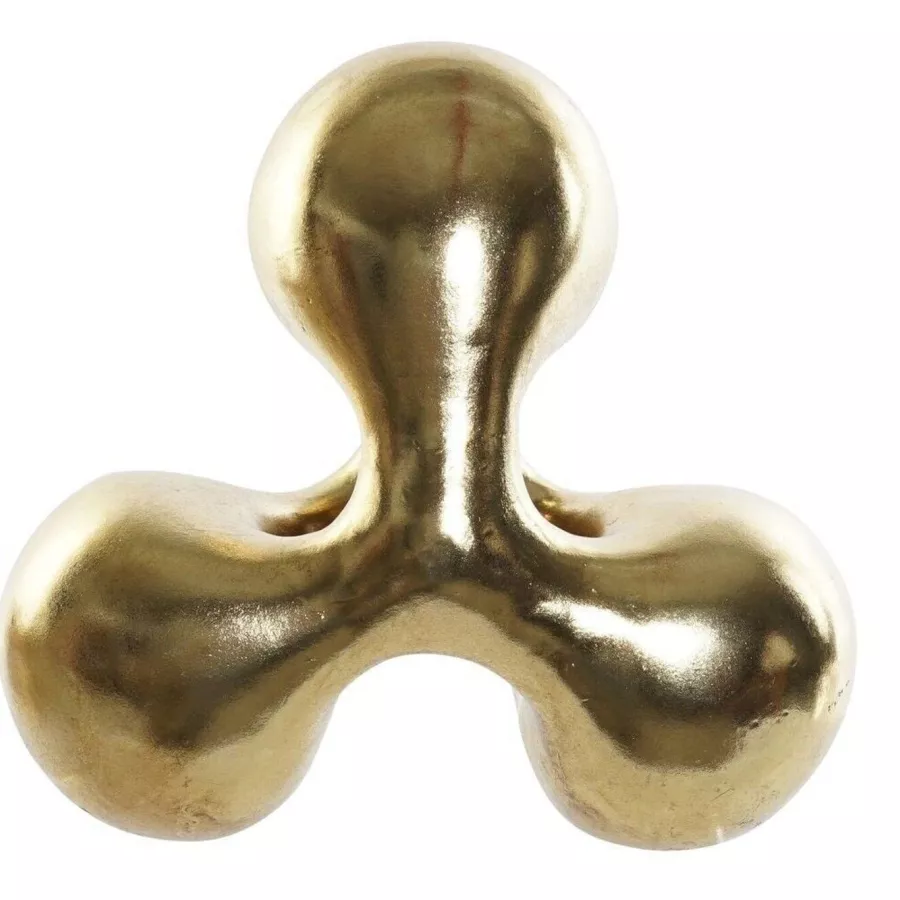 Abstract Resin Figurine Gold