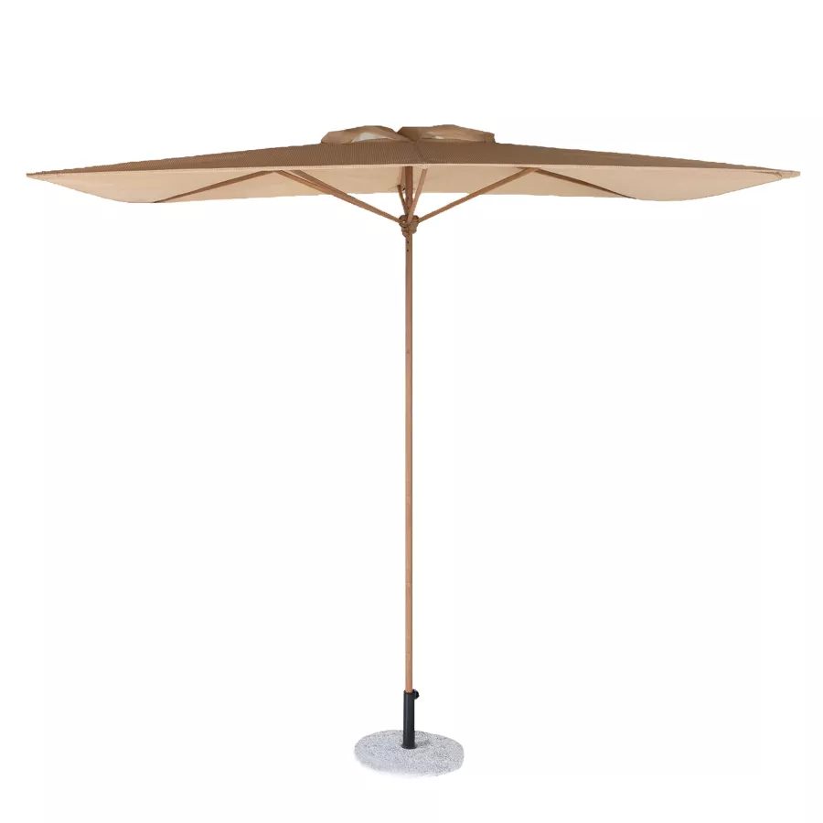 MX Home Ombrellone Parasole - Beige Rafia 2 x 2 m