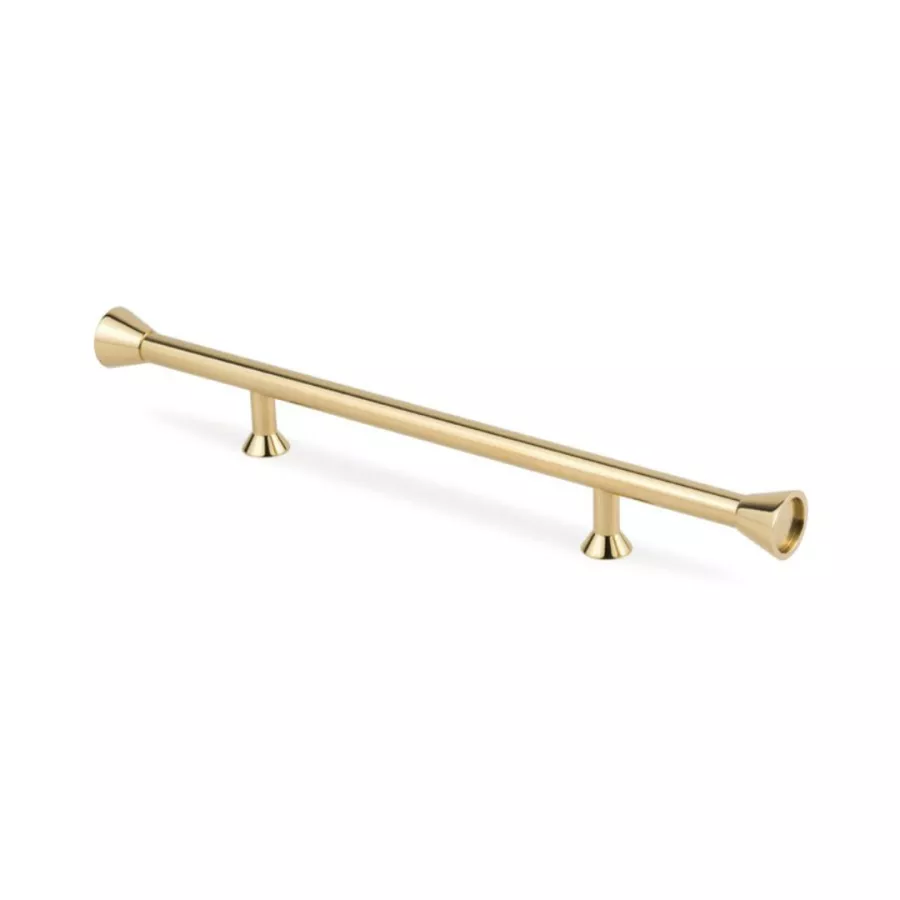 Handle Pap Deco Pik Long L Brass