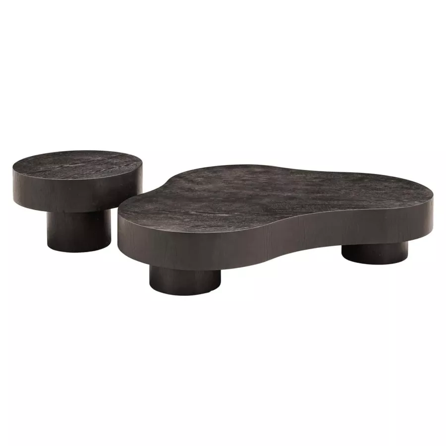 Richmond Interiors Set of 2 Bogor Dark Coffee Coffee Tables