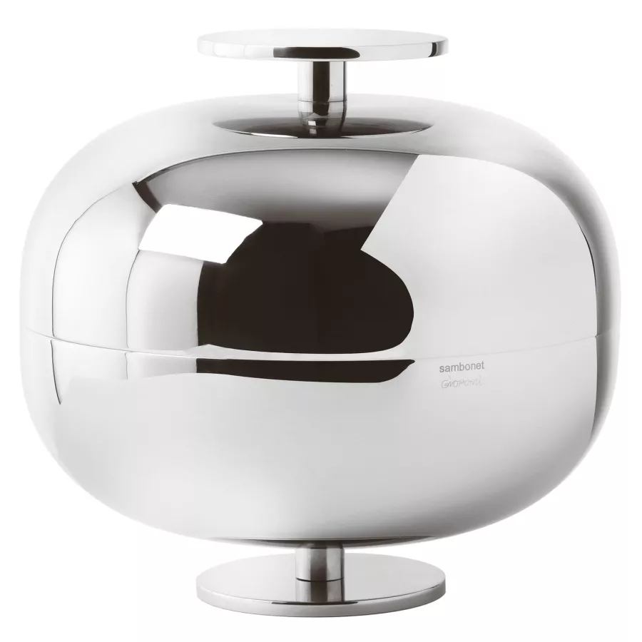 Centrotavola Gio Ponti luxury Acciaio Mirror Ø 24