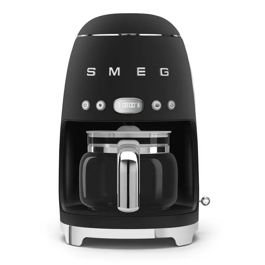 Smeg Drip Coffee Machine 50's Style Mat Black