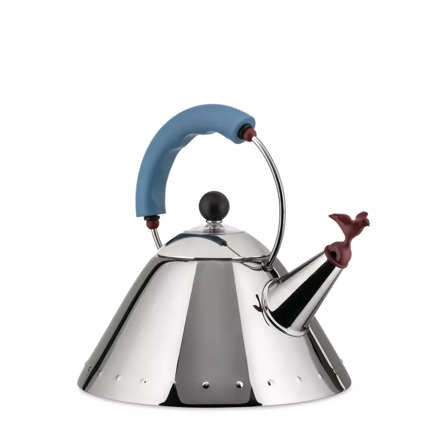 Whistling Kettle Alessi 9093 Stainless Steel Light Blue