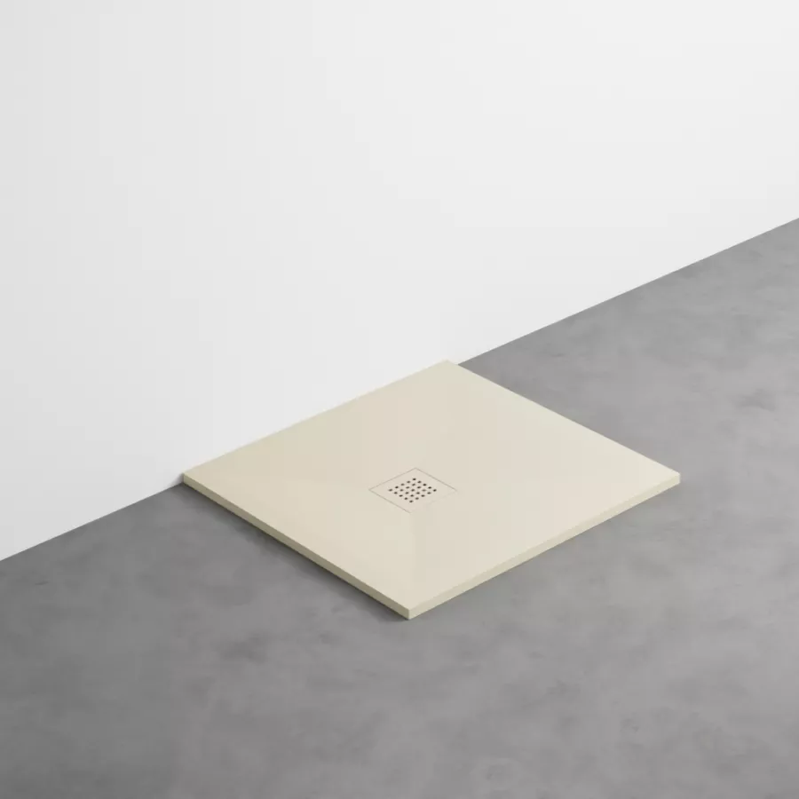 Cielo Venticinque Odwracalny Brodzik Prysznicowy – Krem Mat 80 x 80 cm