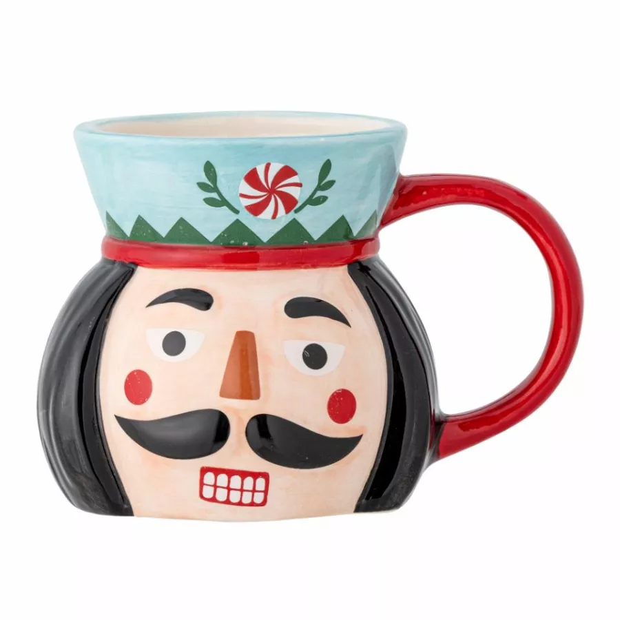 Christmas Nutcracker Mug Bloomingville Feast Red