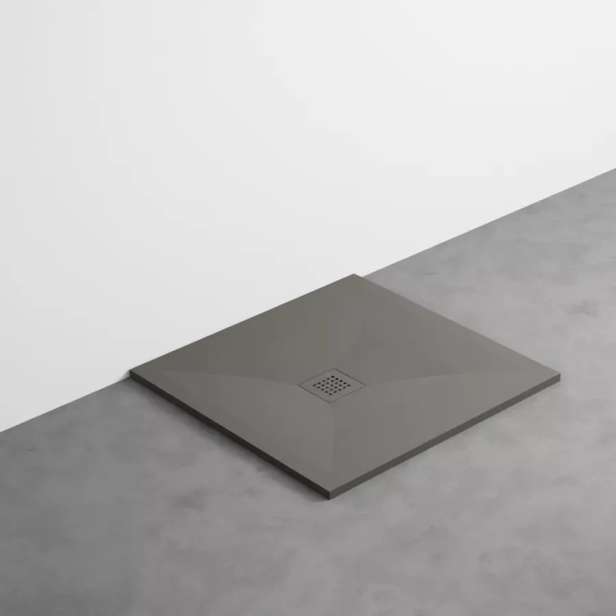 Cielo Venticinque Odwracalny Brodzik Prysznicowy – Taupe Mat 90 x 90 cm