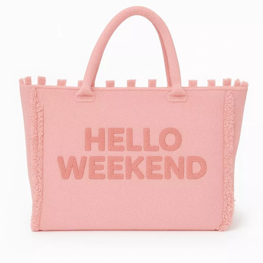 Marinette Saint-Tropez Borsa Mare in Spugna Hello Weekend - Rosa