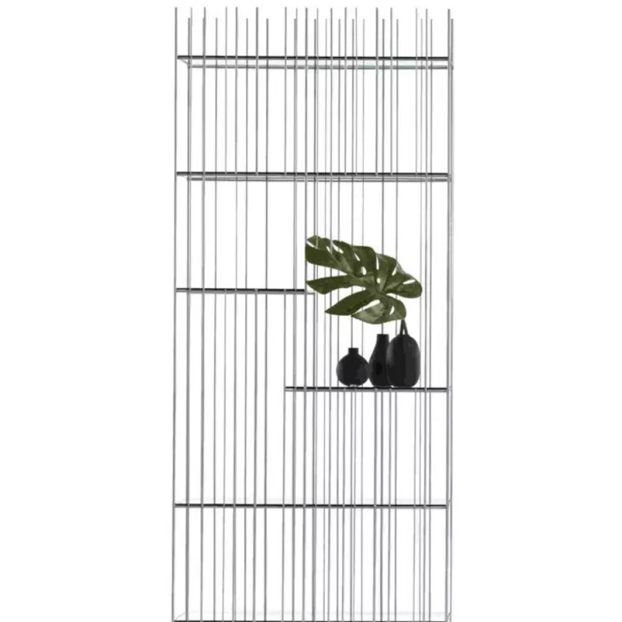 Mogg Freestanding Bookshelf Metrica A Titanium
