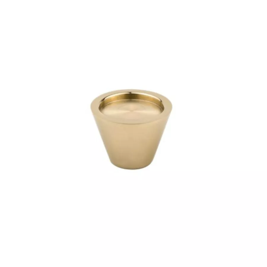 Knob Pap Deco Pik dot mini Brass